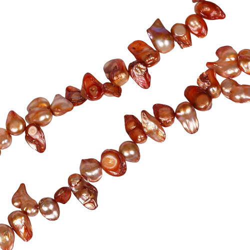 1 Strang Perlen, Süßwasserperlen, Perlenstrang, Schmuck DIY,7104 - zum Schließen ins Bild klicken